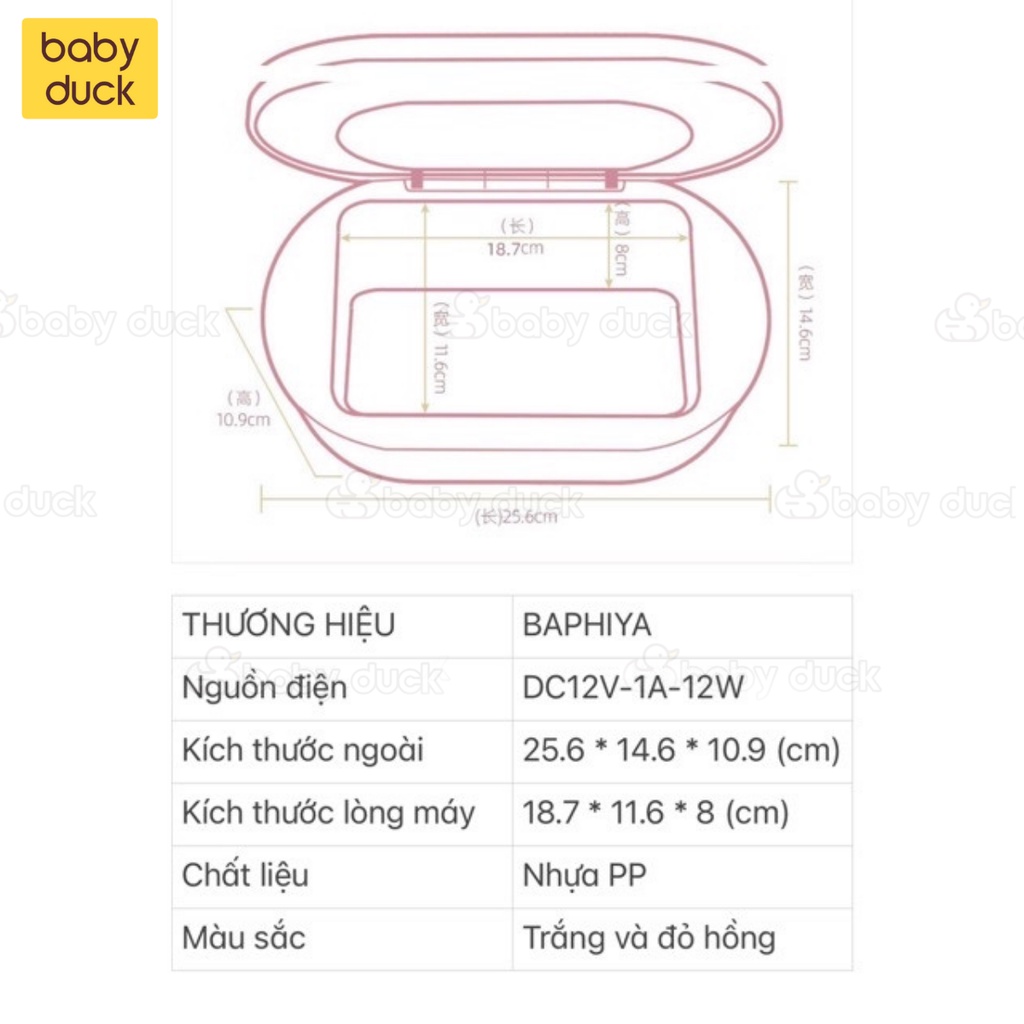 Máy làm ấm khăn ướt thế hệ mới nhất ko cần đổ nước Baphiya ms2733999