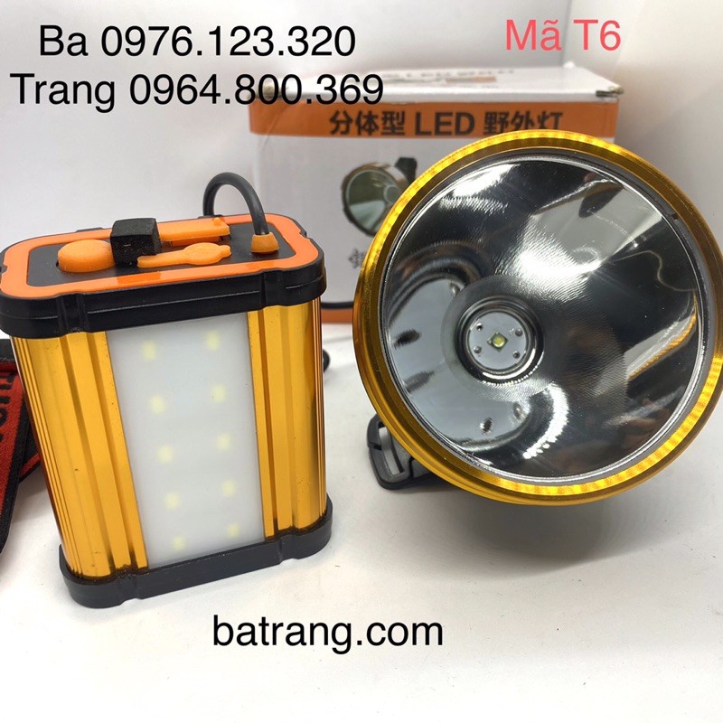 Mã T6 Đèn pin siêu sáng 300W pin khủng có cổng Usb đèn soi nấm mối