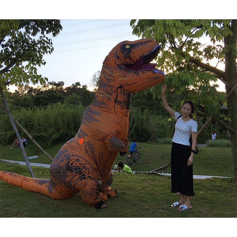 Bộ Áo Liền Quần Bơm Hơi Hóa Trang Khủng Long jurassic uk Cho Người Lớn