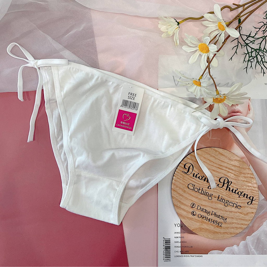 Quần lót nữ cotton cột dây hông sexy - QL052 | BigBuy360 - bigbuy360.vn
