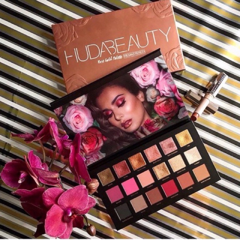 Bảng Phấn Mắt Huda Rose Gold Remastered phiên bản mới 😍
