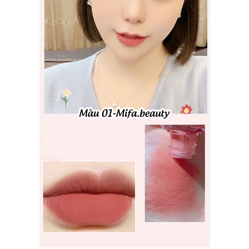 Son Kem Lì KAKASHOW Tuýt Mềm Môi Căng Mọng Ice Cube Velvet Hàng Nội Địa Trung