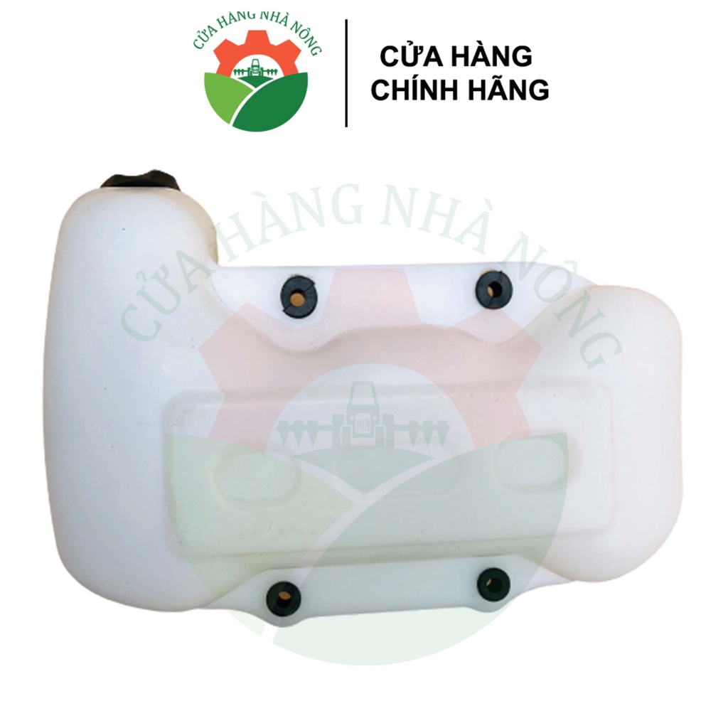 Bình xăng nhựa máy cắt cỏ 430 cổ ngắn loại 4 ốc