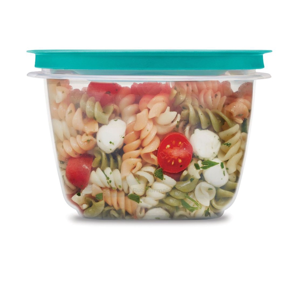 [6 size lẻ] HỘP NHỰA ĐỰNG THỰC PHẨM Rubbermaid NẮP MÀU XANH CỔ VỊT