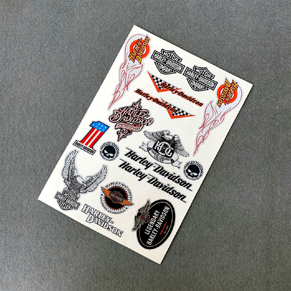 Decal 3m Logo Harley-Davidson Trang Trí Xe Mô Tô