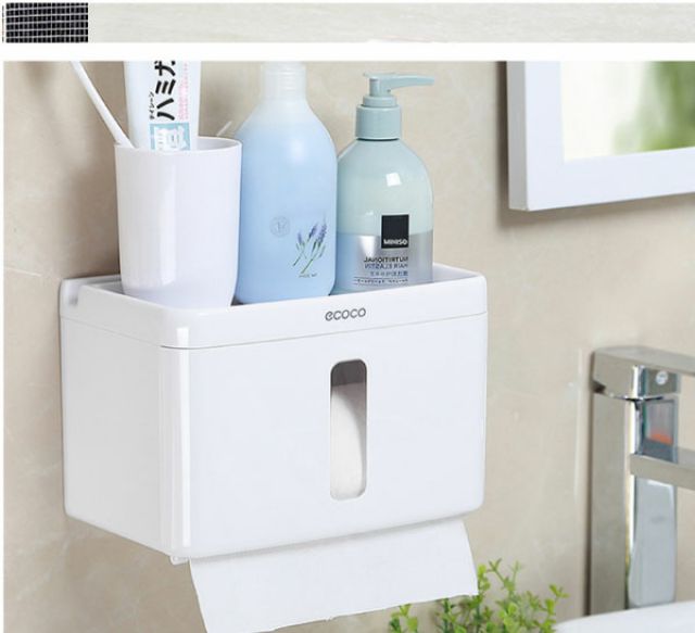 [Giá sỉ] Hộp đựng giấy vệ sinh đa năng Ecoco