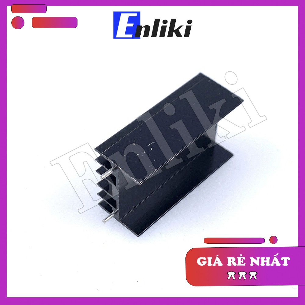 Tản Nhiệt Nhôm TO247 23x16x40mm Đen