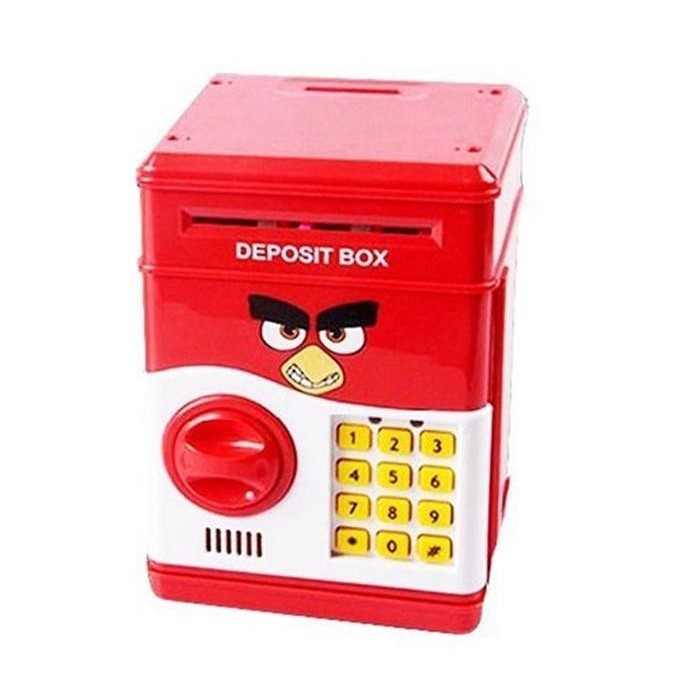 Két sắt mini cho bé tiết kiệm tiền tiền có khóa mã số điện tử