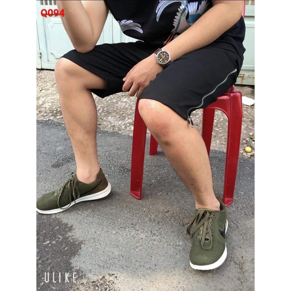 Quần short kaki KHÓA ZIP co giãn 4 chiều mẫu mới nam nữ đều mặc đẹp HÌNH THẬT