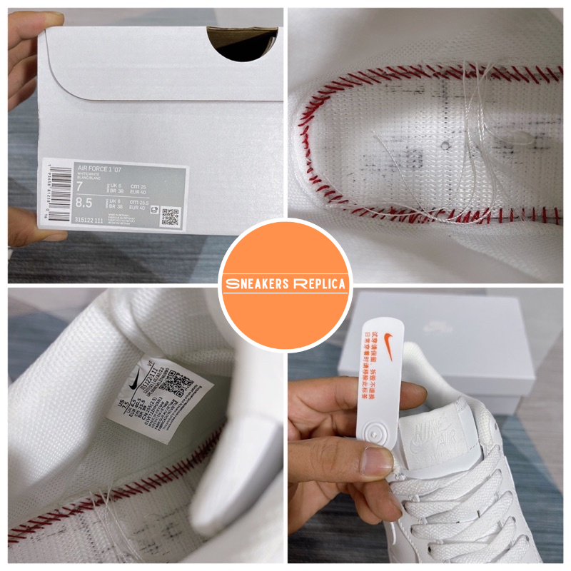 Giày Air Force 1 Low White | AF1 Trằng Cổ Thấp - BẢN CAO CẤP