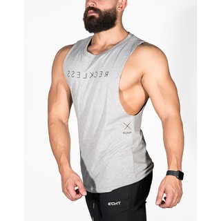 [FREESHIP] Áo Tập Gym Nam - ÁO ECHT RECKLESS Hàng Nhập Khẩu Cao Cấp Vải Cotton Co Dãn 4 Chiều