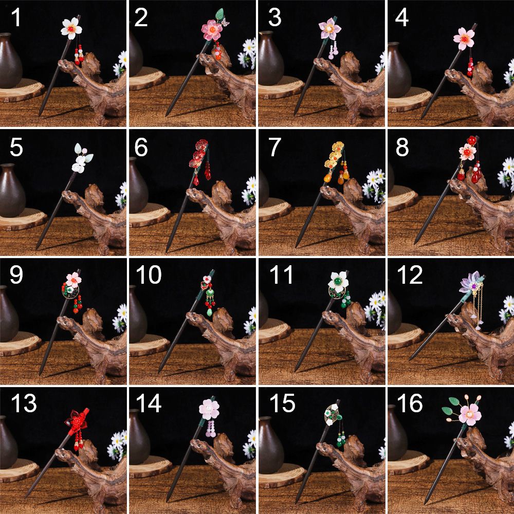 Trâm cài tóc thủ công họa tiết hoa xinh xắn thời trang