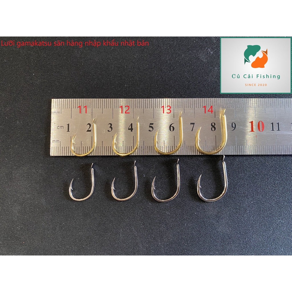 🐟🐟🐟Lưỡi GAMAKATSU lưỡi nhật form câu chép