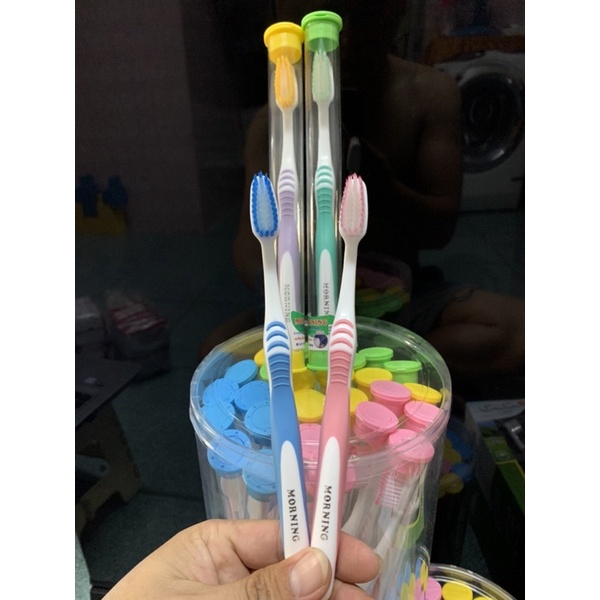 BÀN CHẢI ĐÁNH RĂNG DẠNG ỐNG LÔNG TƠ MỀM MẠI - TIỆN LỢI