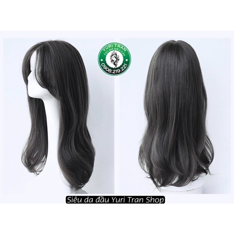 Sẵn ❌ SIÊU DA ĐẦU MÁI BAY XOĂN LƠI TỰ NHIÊN, MÀU ĐEN KHÔNG NHUỘM, TẶNG LƯỚI XỊN