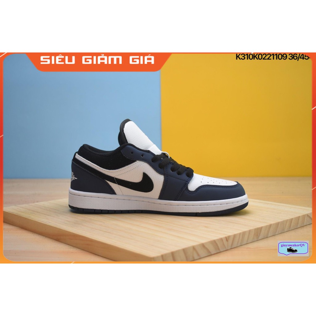 Giày thể thao Air Jordan 1 Low Navy, giày jordan 1 thấp cổ xanh navy dành cho nam nữ năng động