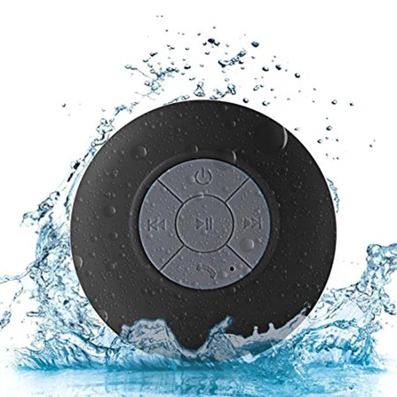 Loa bluetooth không dây gắn tường nhà tắm chống thấm nước nhỏ gọn tiện dụng kèm hình dán dễ thương