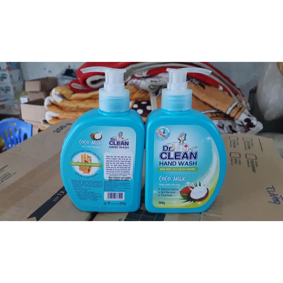 Nước rửa tay dr clean