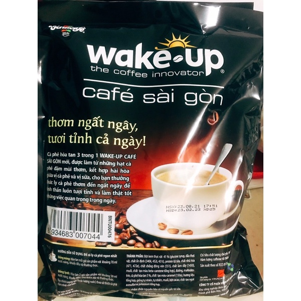 Cà phê sữa Wake Up Café Sài Gòn 456g (24 gói x 19g) | BigBuy360 - bigbuy360.vn