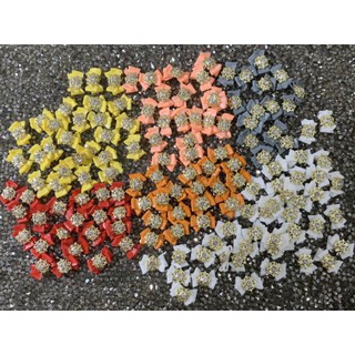 Nơ bột 5D nhụy charm cao cấp N10