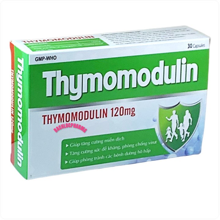 Viên uống Thymomodulin 120mg tăng cường sức đề kháng, phòng tránh bệnh đường hô hấp