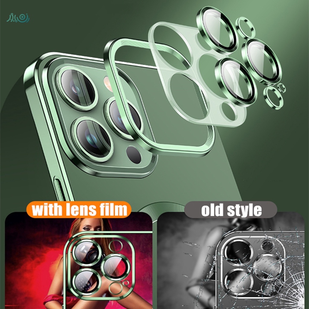 Ốp Điện Thoại Kính Cường Lực 6D Sang Trọng Chống Sốc Cho iPhone 11 Pro MAX 12 13 Pro MAX XS MAX XR X 7+ 8Plus