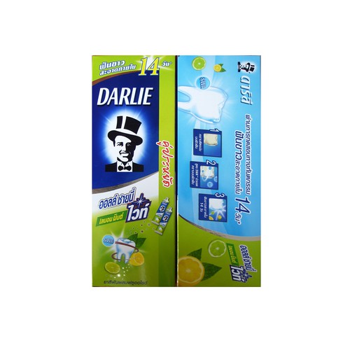 Hộp 2 Tuýt Kem Đánh Răng Darlie Twin Pack Trắng Răng Sạch Sâu