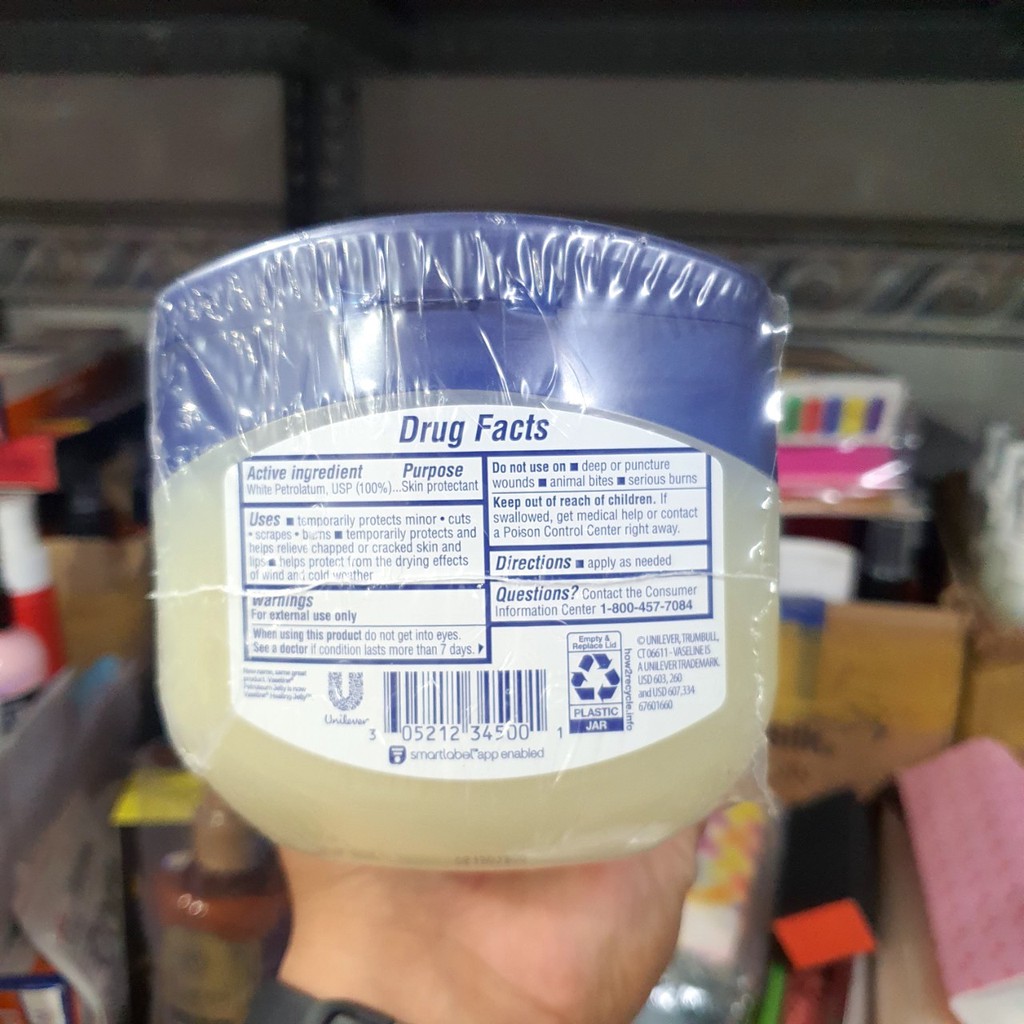 Sáp dưỡng ẩm Vaseline - 368g (Chính hãng- Mỹ) - Chống nẻ dành cho da khô, dưỡng ẩm