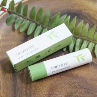 [mẫu 2019] Son Dưỡng Từ Trà Xanh Innisfree Green Tea Lip Balm 3.6g Hàn Quốc.