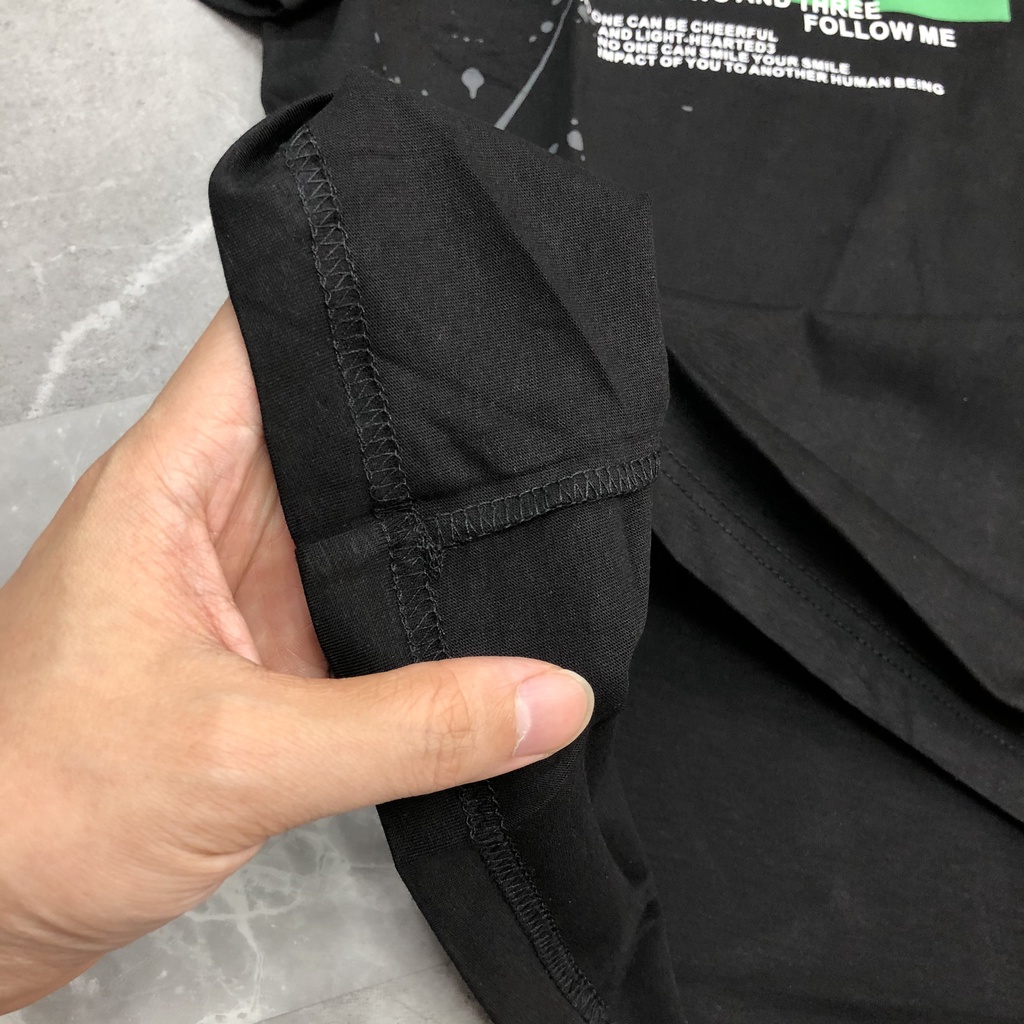 Áo phông áo thun nam bigsize ngắn tay không cổ cotton cao cấp APHASHI 145 - 765