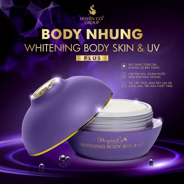 KEM BODY NHUNG HUYỀN CÒ 250gr