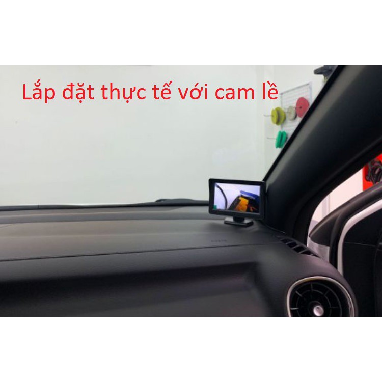 Màn hình đặt taplo 5 inch 4.3 inch tích hợp được với camera lùi camera lề hiển thị hình ảnh chất lượng cao