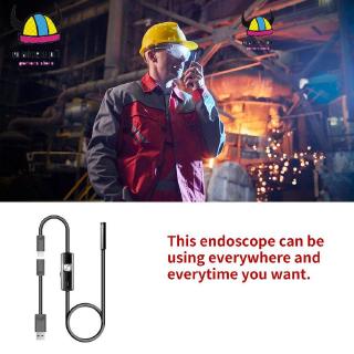 Máy ảnh nội soi 6 đèn led 7mm chống thấm nước cho android