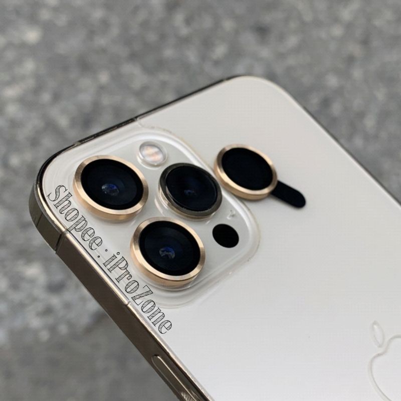 Khung dán bảo vệ 3 mắt camera IP 14 Promax , 14 Pro , 13 Promax , 13, 12 , 12 ProMax chính hãng Wiwu Lens Camera cao cấp