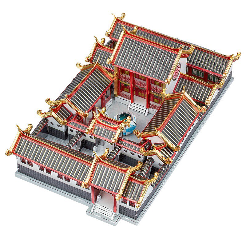 Mô Hình Lắp Ráp 3d Tứ hợp viện _ Piececool