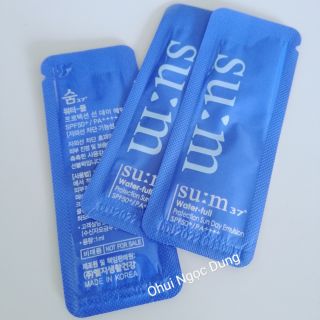 Combo 10 gói dùng thử sữa Chống nắng sum37 water full protection sun day emulsion