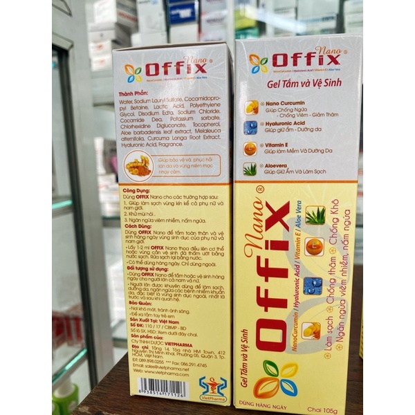 Dung dịch vệ sinh phụ nữ nghệ nano Offix