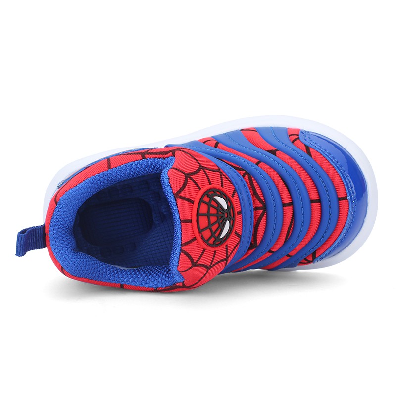 YOZOH Baby Shoes Spiderman Blue red Size 21-33