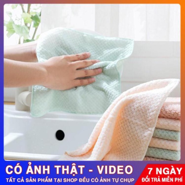 Combo 2 Khăn Lông Mềm Lau Tay / Lau Bát Đĩa Đa Năng ( KHĂN LÔNG ĐA NĂNG)