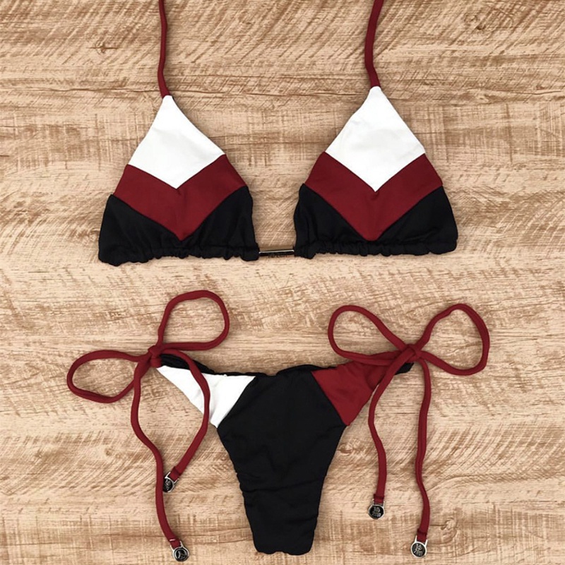 Bộ Đồ Bơi Bikini Hai Mảnh Có Thể Điều Chỉnh Dây Thời Trang Quyến Rũ Cho Nữ | BigBuy360 - bigbuy360.vn