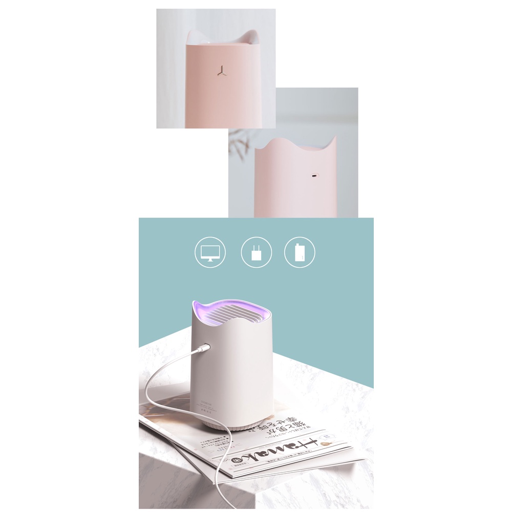 Uareliffe Mosquito Control Lamp Mute Automatic Photocatalys Insect Trap For Home Bedroom