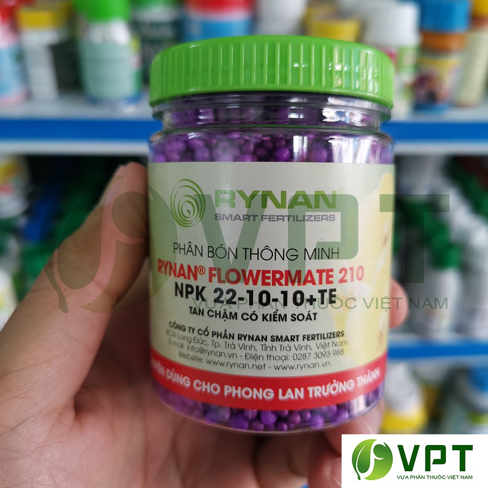 Rynan FlowerMate Hũ 150g - Phân bón thông minh, phân tan chậm có kiểm soát