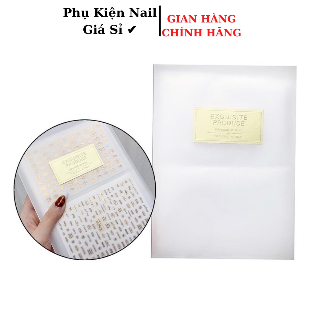 Sổ đựng sticker trong suốt