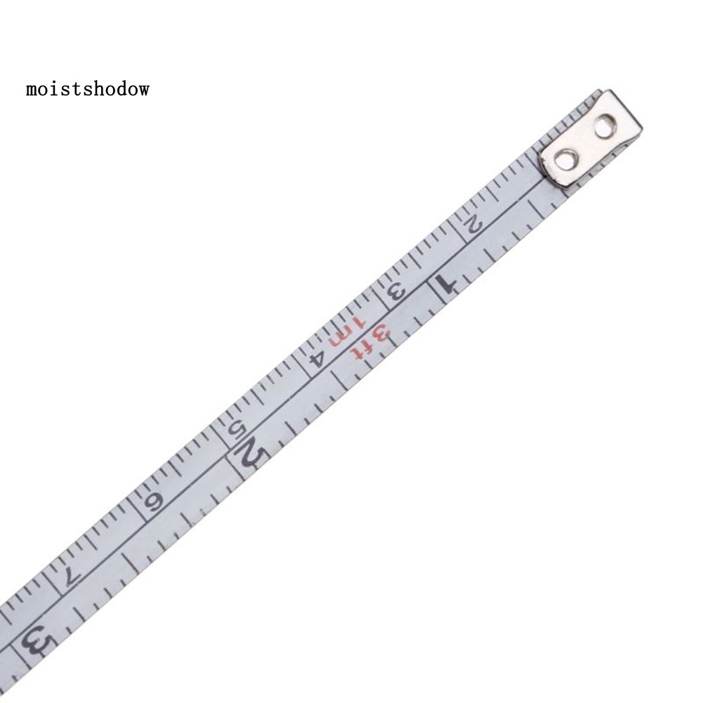 Thước cuộn mini có móc chìa khóa dây thép 1 mét