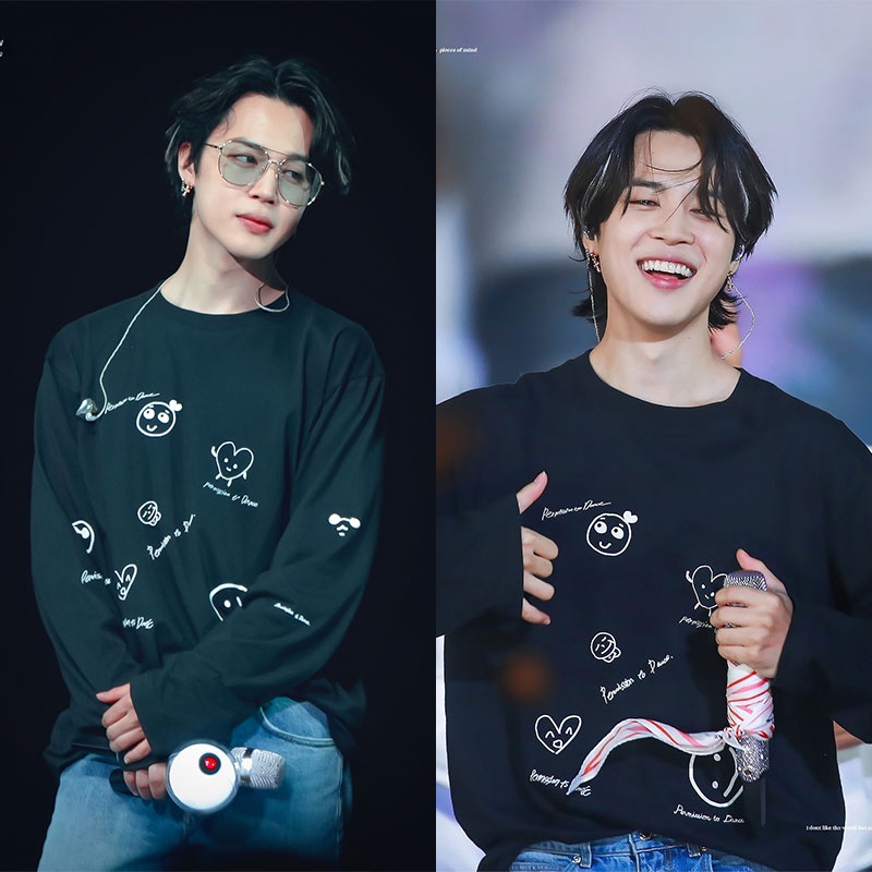 ÁO PHÔNG DÀI TAY JIMIN BTS PERMISSION TO DANCE