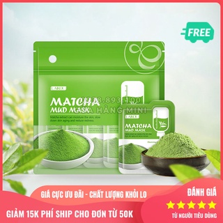 Combo 12 Gói Mặt Nạ Trà Xanh Bùn Laikou Matcha Mud Mask