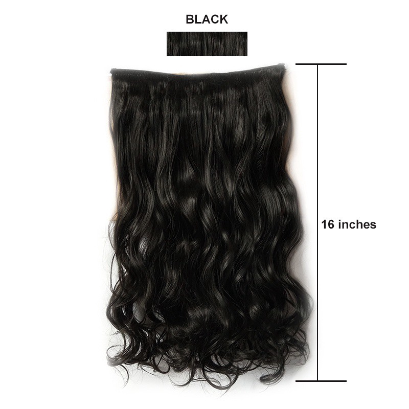 Tóc giả xoăn dài 50cm 5 kẹp