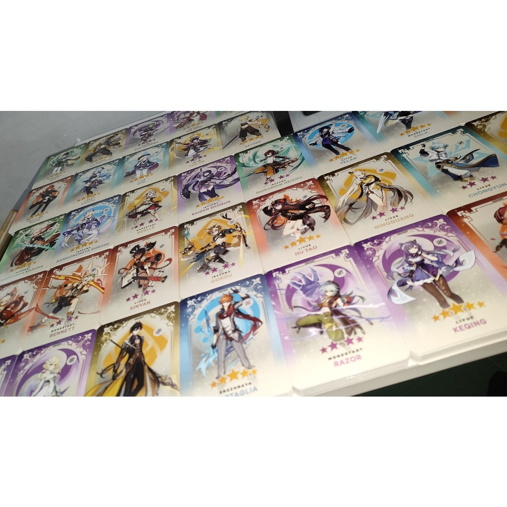 GENSHIN IMPACT | CARD BO GÓC Nhân Vật Genshin Impact | SKY LABELS