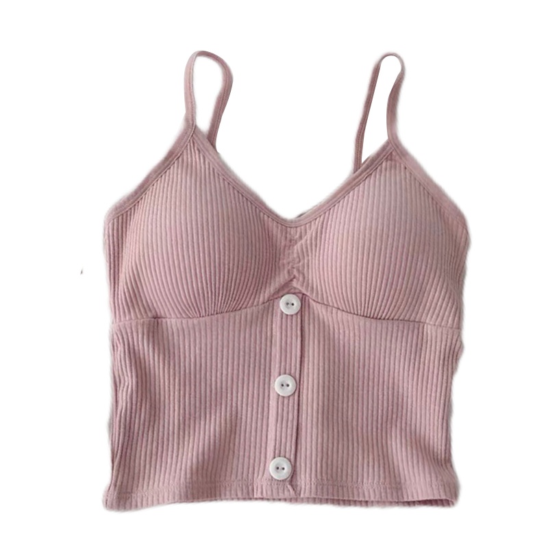 Áo Lót Cổ Chữ V Có Mút Đệm Ngực Thời Trang Mùa Hè Quyến Rũ Cho Nữ