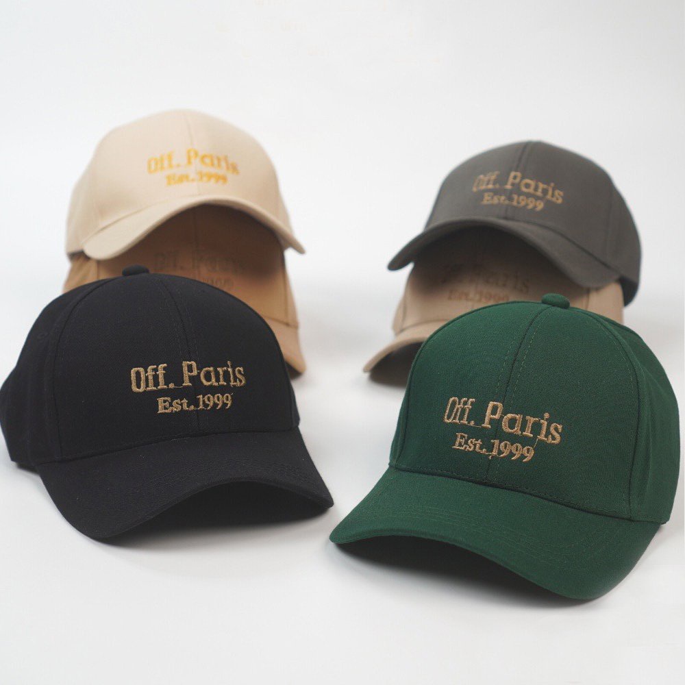 Mũ Lưỡi Trai Nón Off Paris 478 Phong Cách Ulzzang Form Unisex Nam Nữ - Hata24h